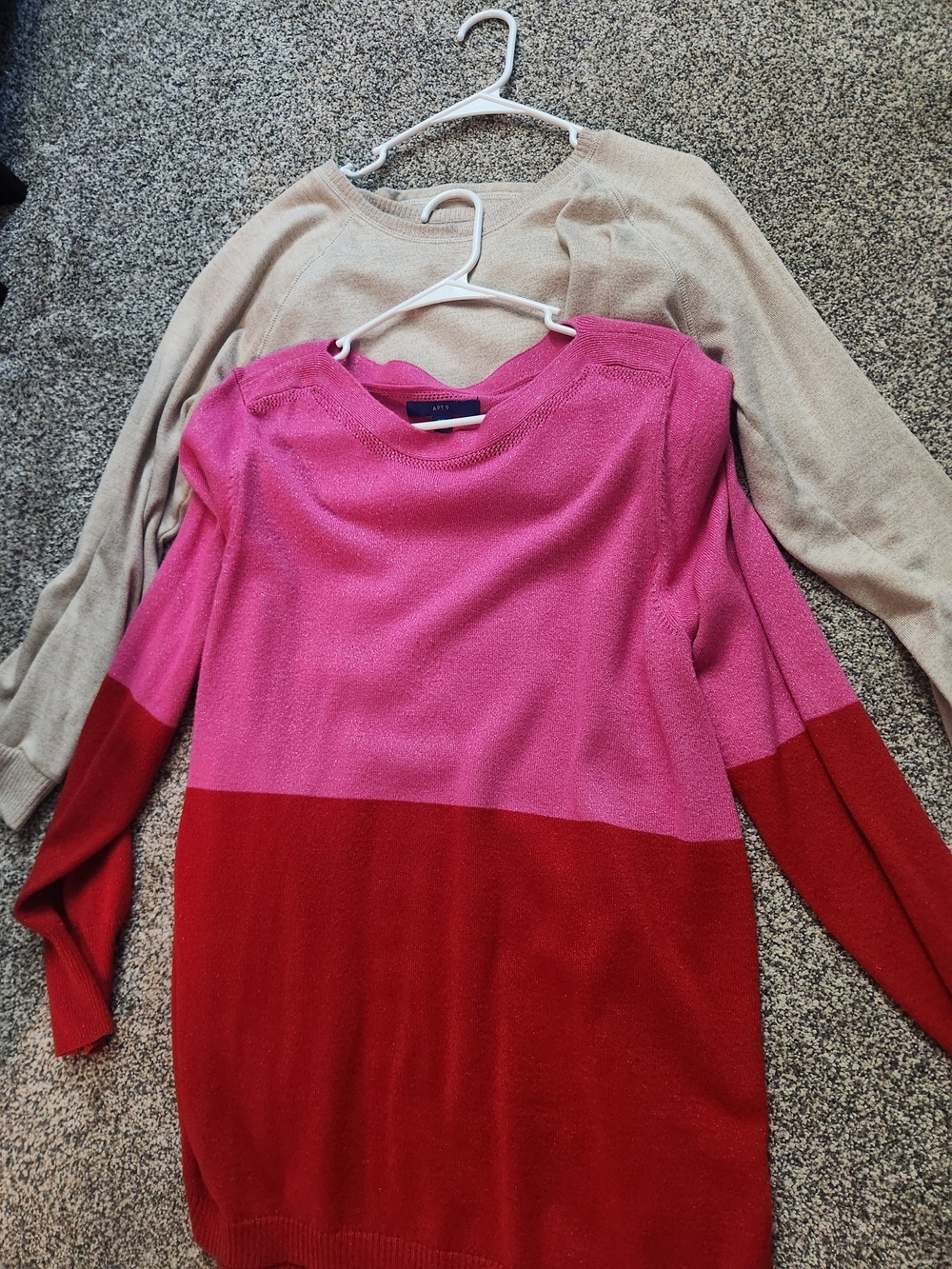 Sparkly Holiday Sweater, Cozy Sweatshirt 2 Pack XXL